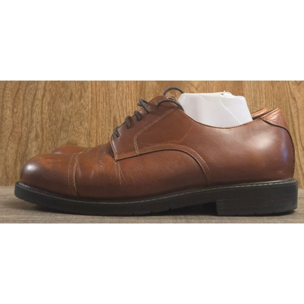 G.H. Bass & Co. Lace Up Oxford Dress Shoes Mens Size 11.5 Brown